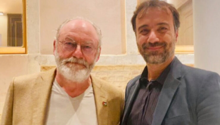 Devrim Nas, Game of Thrones’un yıldızı Liam Cunningham ile buluştu