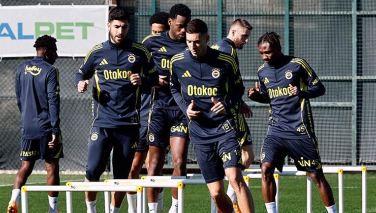 Fenerbahçe, Ferencvaros maçı öncesi taktik çalıştı
