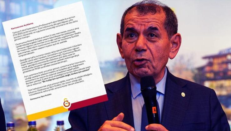Galatasaray’dan açıklama: Ayrıcalık değil adalet