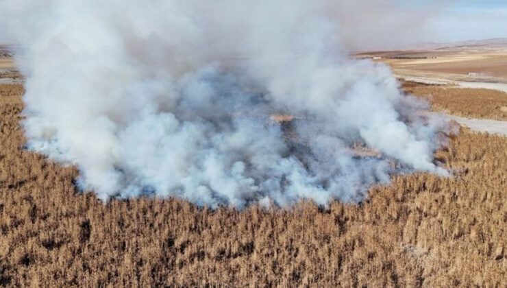 Gök Gölü’ndeki yangın 2. gününde