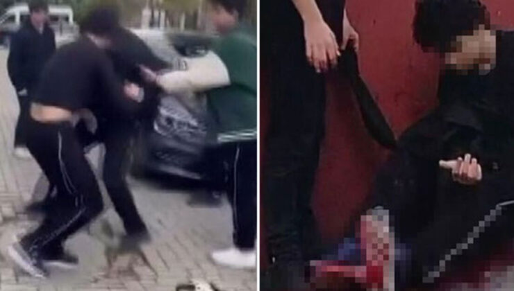 İkisi de 9. sınıf öğrencisi… Lisede kanlı kavga! O anlar kamerada!