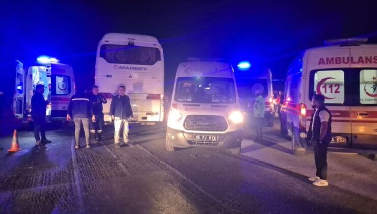 İzmir’de iki işçi servisi çarpıştı: 13 yaralı