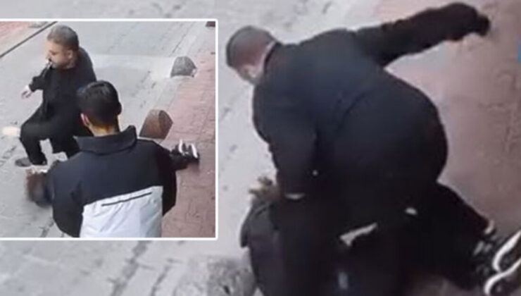Küfürleşme kavgasında kan donduran şiddet! Defalarca yumruklayıp tekmeledi!