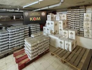 Muğla’da 28 bin 896 şişe kaçak içki ele geçirildi