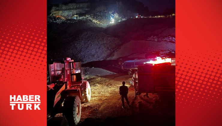 Ordu’da taş ocağı şantiyesinde göçük