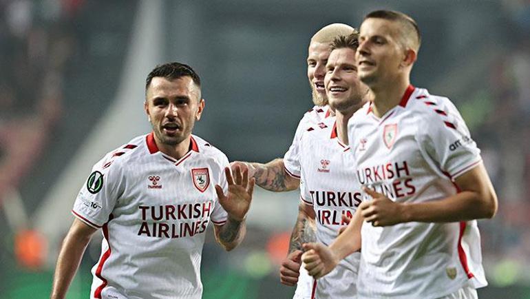 Samsunspor evinde rahat kazandı Konferans Liginde liderliğe oturdu | Samsunspor - Hamrun Spartans maç sonucu: 3-0
