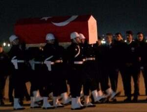 Şehit Pilot Hasan Bahar’ın naaşı İstanbul’a getirildi