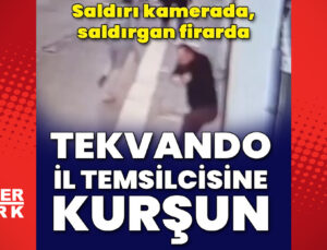 Tekirdağ Tekvando İl Temsilcisi Aybek, silahlı saldırıda yaralandı; o anlar kamerada
