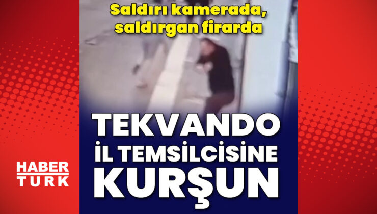 Tekirdağ Tekvando İl Temsilcisi Aybek, silahlı saldırıda yaralandı; o anlar kamerada