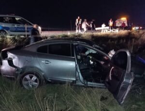 Tekirdağ’da otomobil devrildi: 1 ölü, 1 yaralı