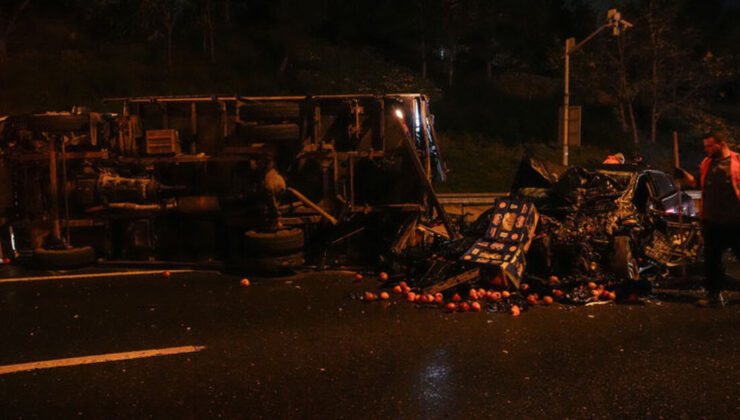 TEM Otoyolu’nda kaza: 2 yaralı