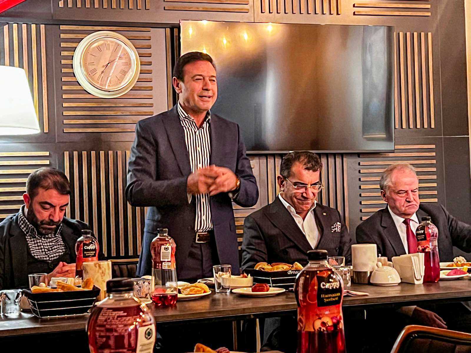 Emin Atmaca İstanbul Bağımsız Gazeteciler Derneği Üyelerine İftar Yemeği Verdi