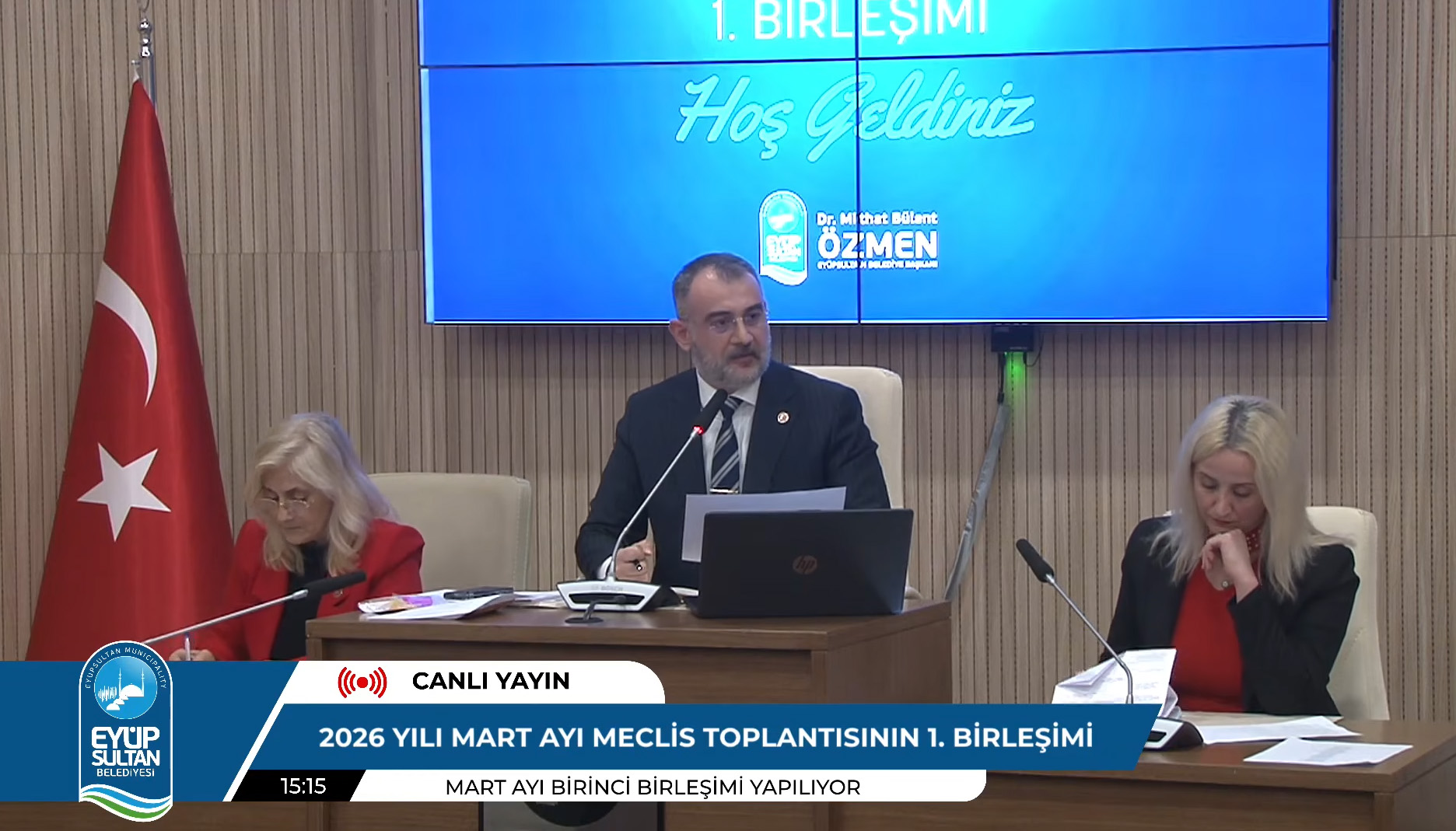 Eyüpsultan Belediyesi Mart 2026 Meclis Birinci Oturumu Gerçekleştirildi